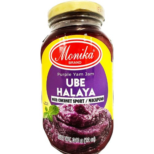 Monika Brand – Purple Yam Jam – UBE Halaya with Coconut Sport / Macapuno – 12 OZ