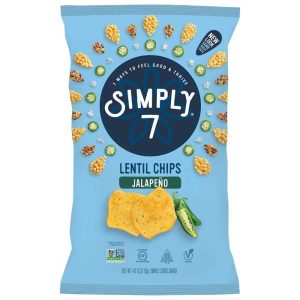 Simply 7 – Chip Lentil Jalapeno, 4 oz – Pack of 12