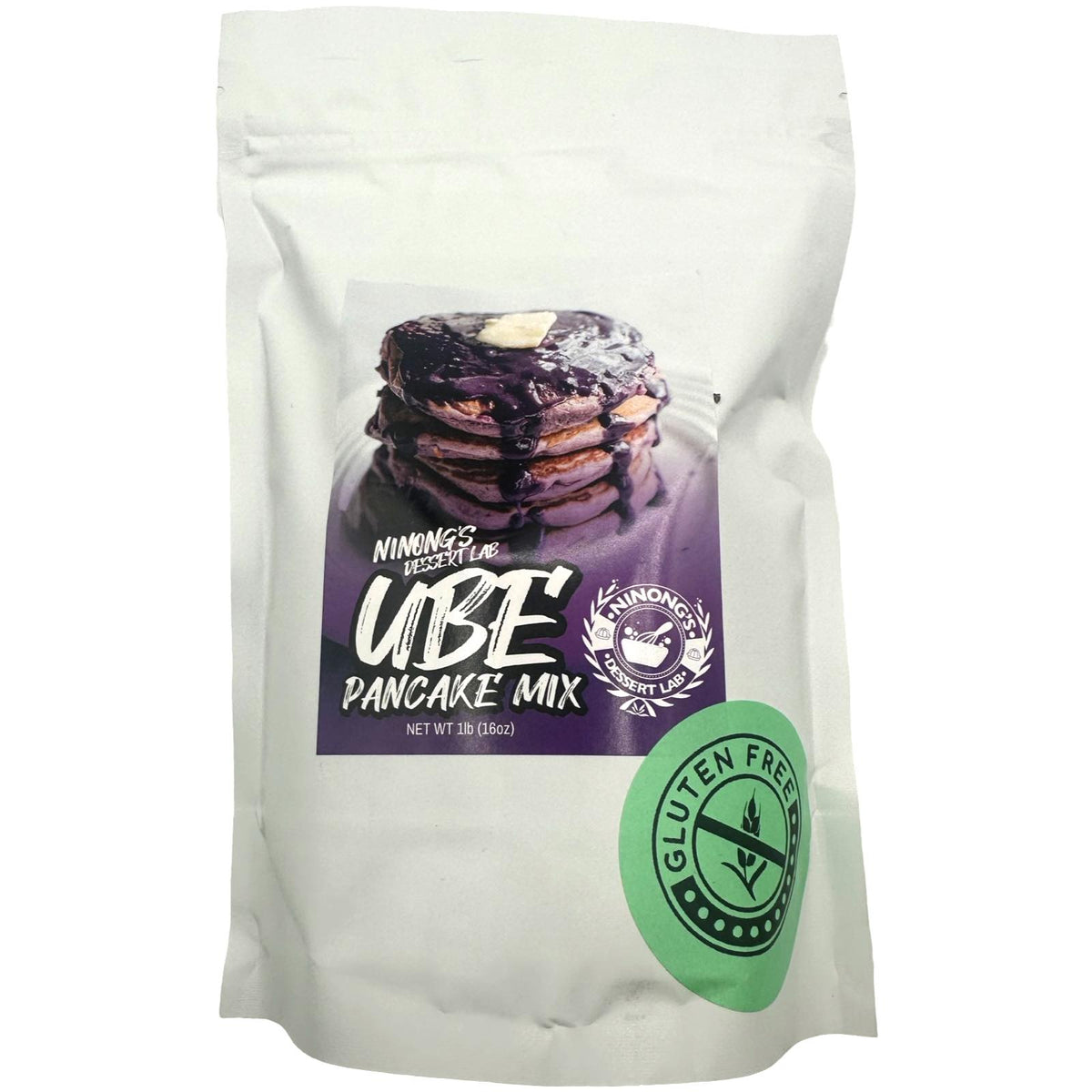 Ninong’s Dessert Lab – Ube Pancake Mix – GLUTEN FREE – 1 LB