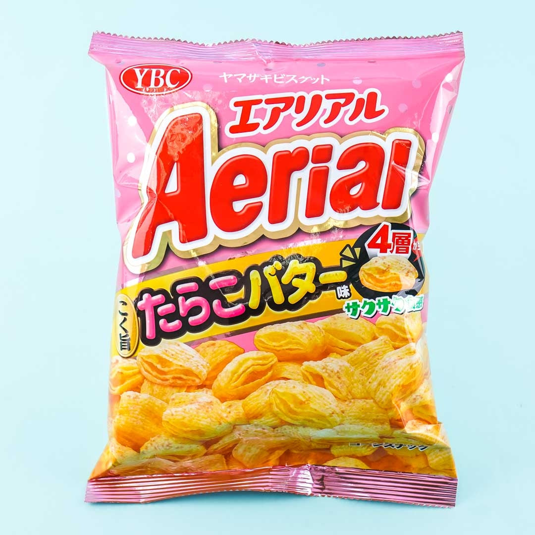 Aerial Corn Snacks – Cod Roe Butter
