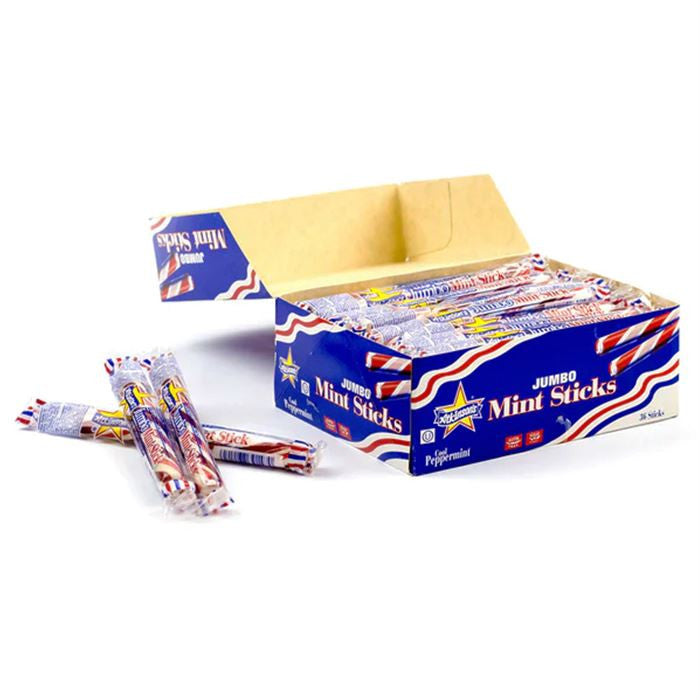 Jumbo Mint Sticks – 36 Count Box
