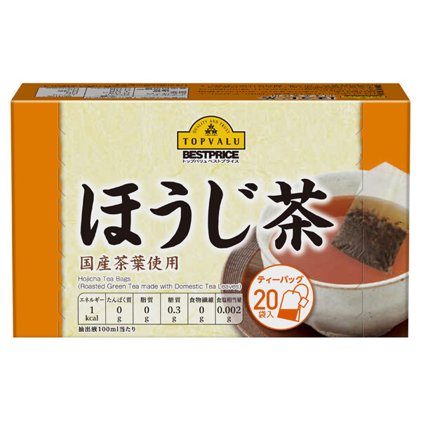 Top Valu “Hojicha Tea bag” 20 tea bags in 1 box