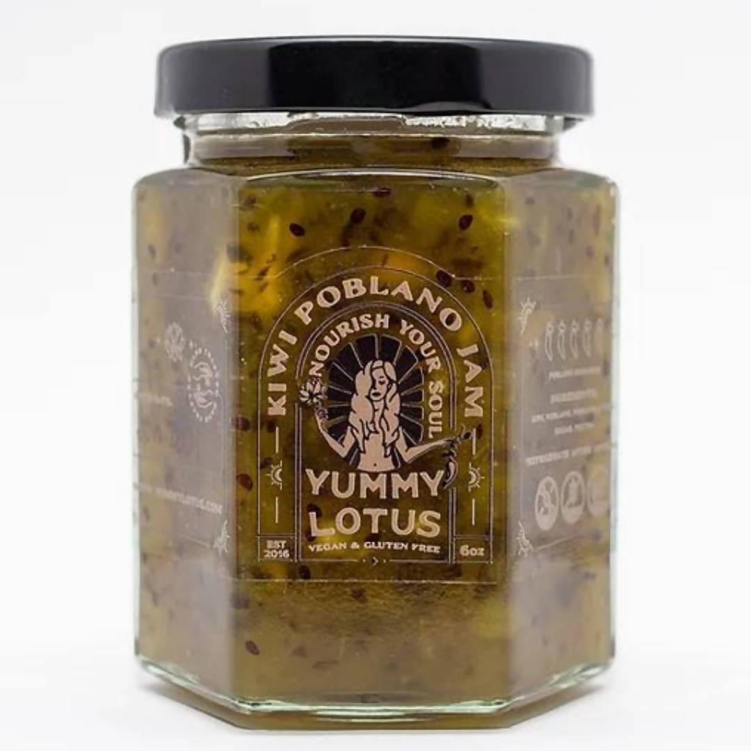 Kiwi Poblano Jam – 6 x 6oz