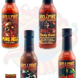 Hellfire Hottest Hot Sauces Gift Set, 4/5oz.