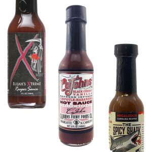 Best of Cherry Infused Hot Sauces Gift Set, 3/5oz.