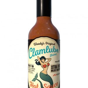 Woody’s Original Clamlube Brand Xtra Virgin Mildly Mischievous Hot Sauce, 5oz.