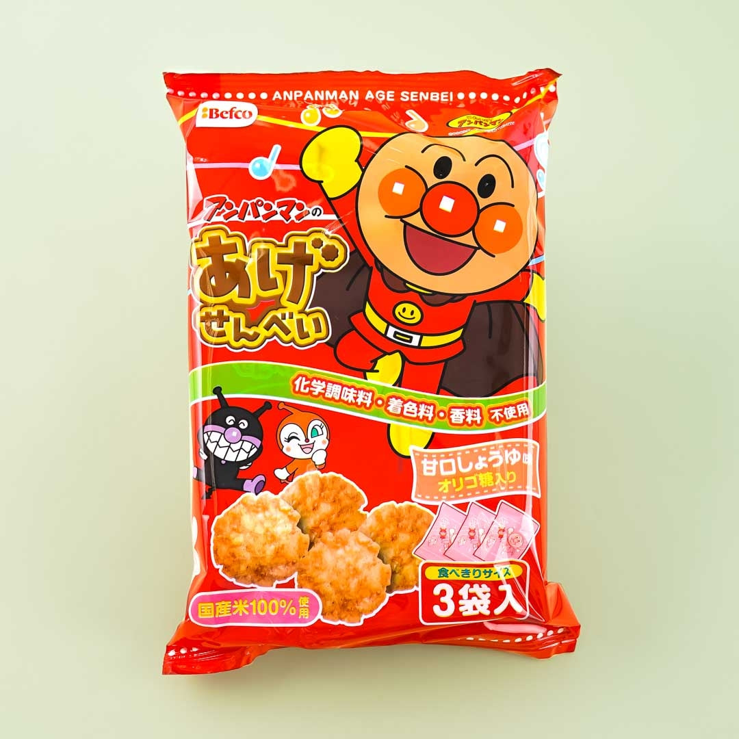 Anpanman’s Gift Kuriyama Rice Crackers – Sweet Soy Sauce