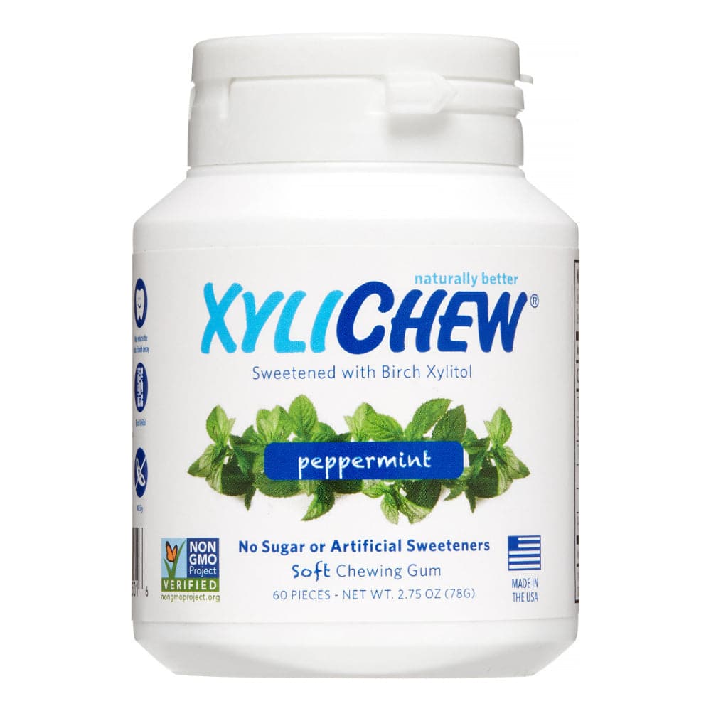 Xylichew – Peppermint Soft Chewing Gum Jar