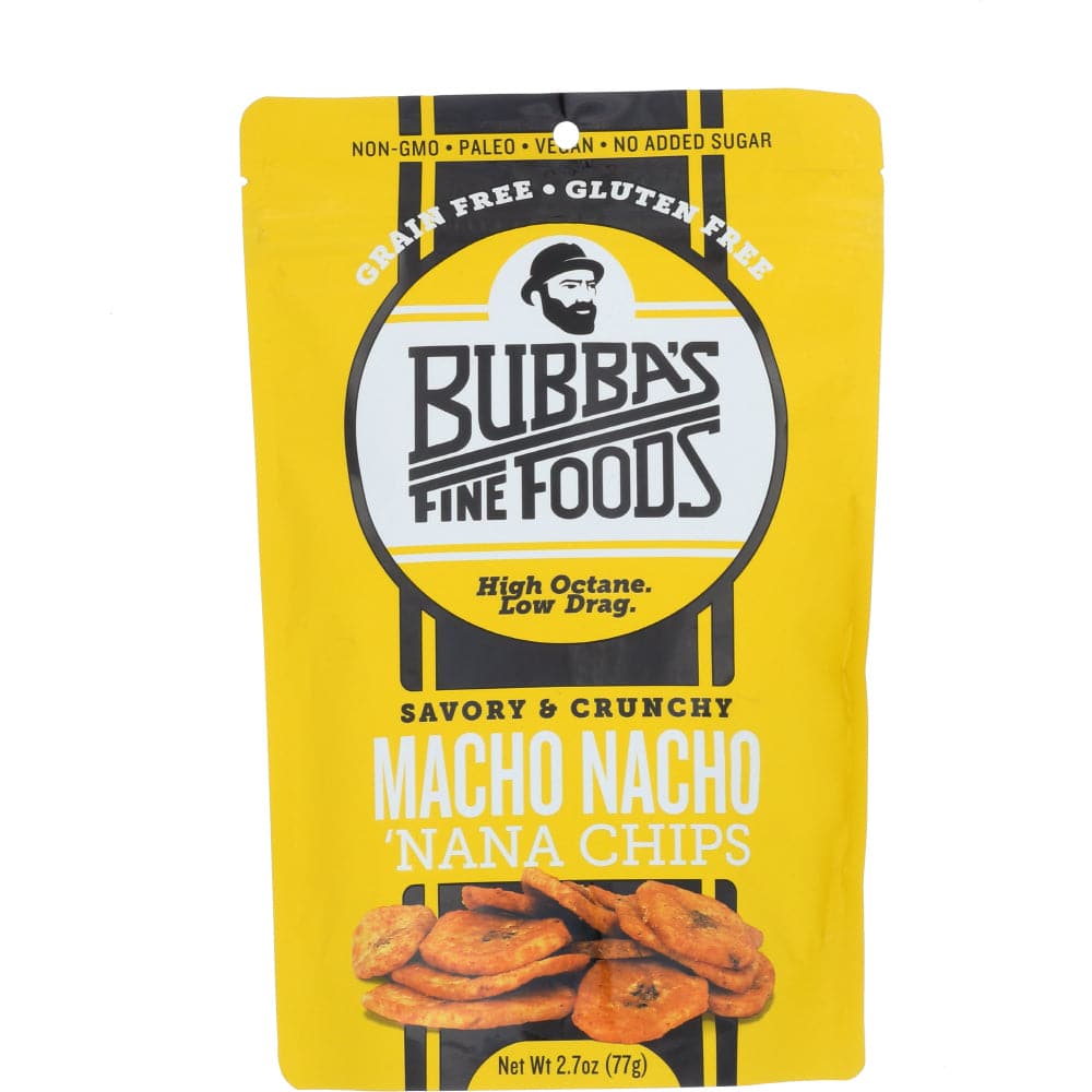 Bubba’s Fine Foods – Savory & Crunchy Macho Nacho ‘Nana Chips, 2.7 Oz