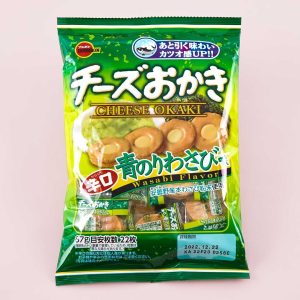 Bourbon Cheese Okaki Rice Crackers – Nori Wasabi