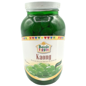 Barrio Fiesta – Sugar Palm Fruit in Syrup – Kaong – Green – 24 OZ
