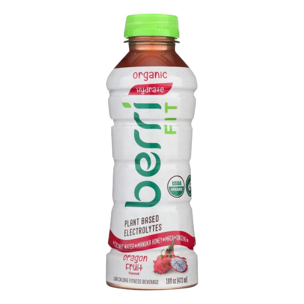 Berri Fit – Plant-Based Fitness Beverage Dragonfruit, 16 fl oz