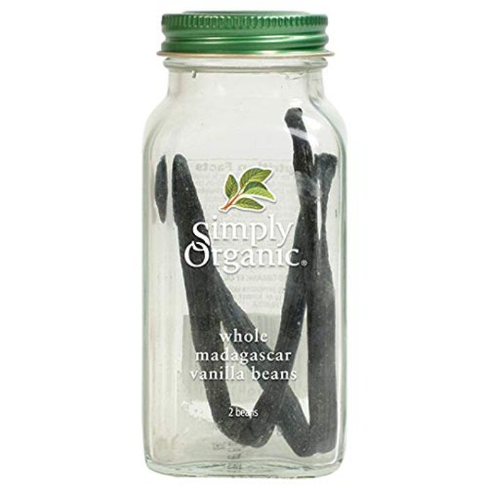 Simply Organic – Vanilla Bean Whole Madagascar, 2 Piece (Pack of 6)