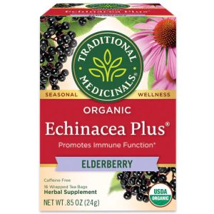 Traditional Medicinals – Echinacea Elderberry Organic Tea, 16 Bags | P