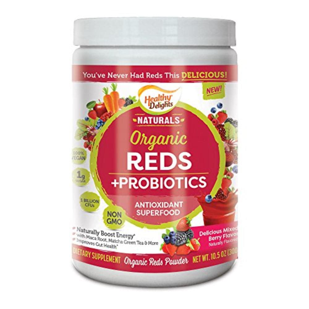 Healthy Delights – Organic Natural Red Probiotic, Berry Flavor