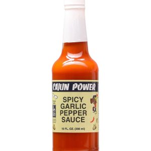 Hot Sauce Cajun Power Spicy Garlic Pepper 10 oz Louisiana Heat 6