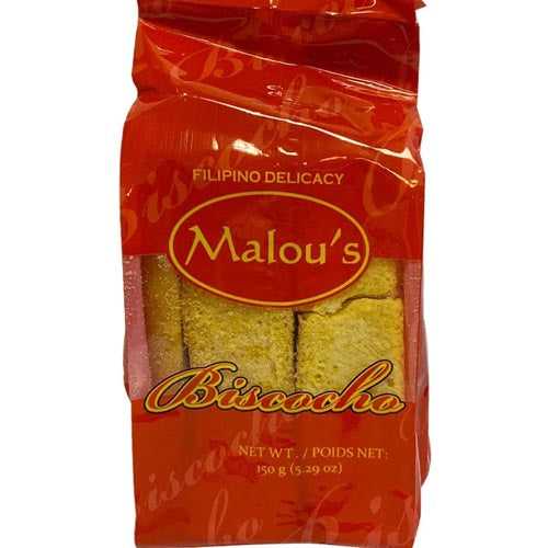 Malou’s – Filipino Delicacy – Biscocho – 150 G