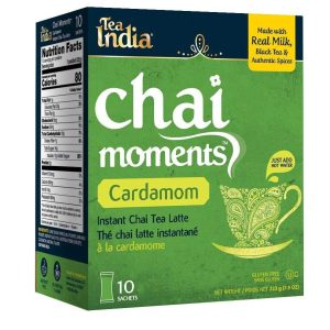 Tea India Chai Moments, Cardamom (10 Sachets) 7.9oz (223g)