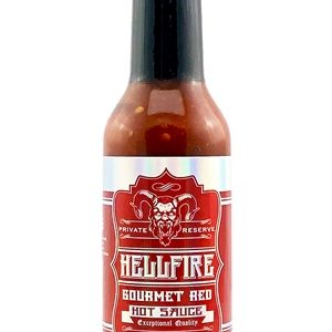 Hellfire Gourmet Red Hot Sauce, 5oz.