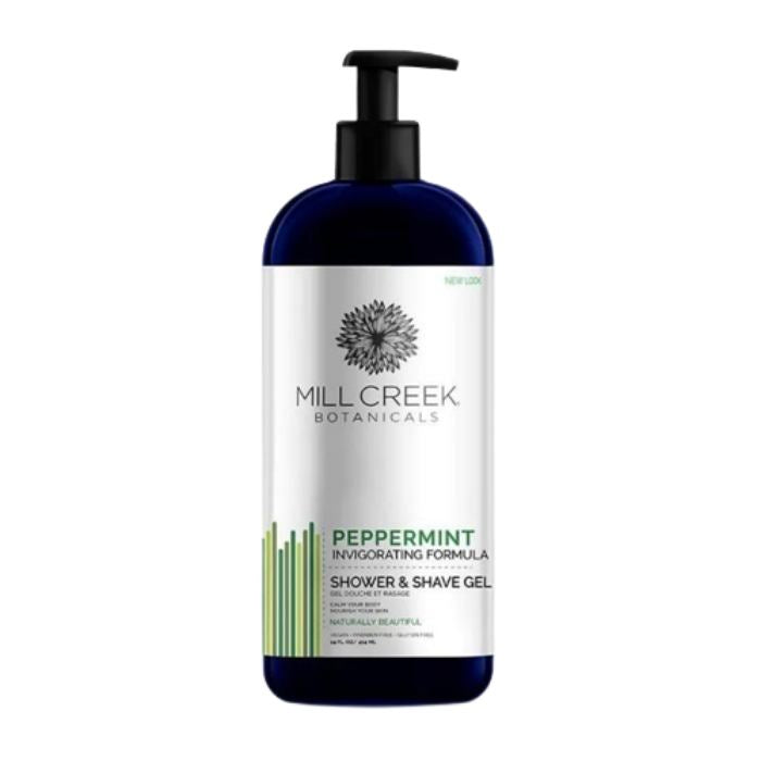 Mill Creek Botanicals | Peppermint Shower & Shave Gel
