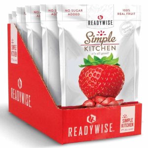 Simple Kitchen – Strawberries Frozen Dried, 0.7 OZ – Pack of 6