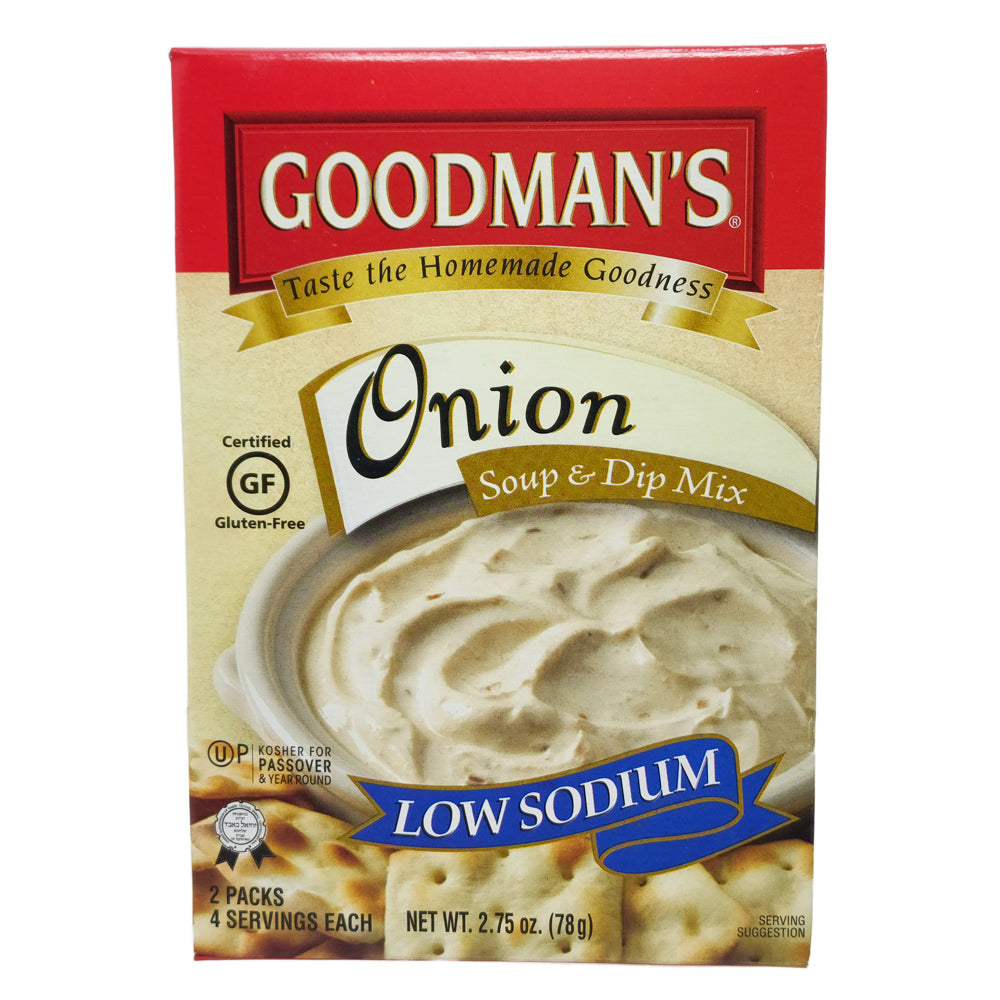 Goodman’s Low Sodium Onion Soup and Dip Mix – 2.75oz
