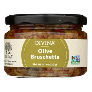 Divina – Olive Bruschetta, 8.1 Oz | Pack of 6