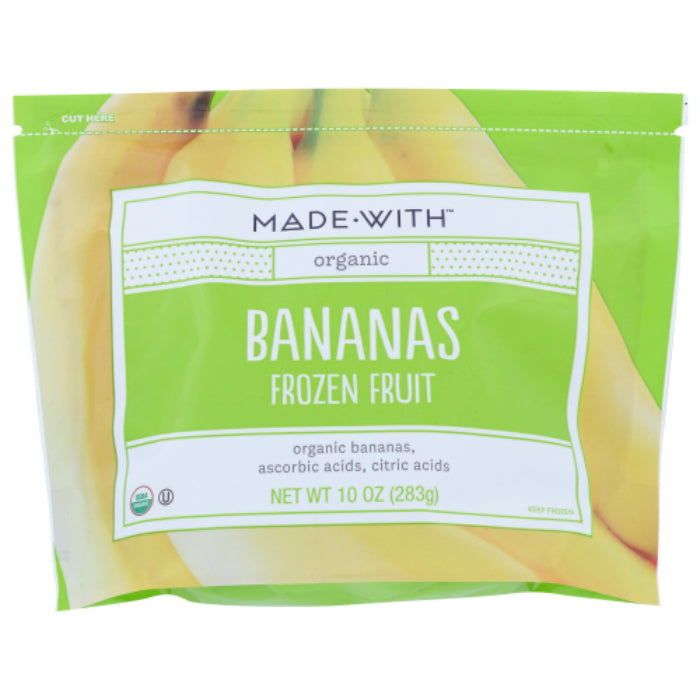 Made With – Organic Dried Bananas, 10 oz | Pack of 12