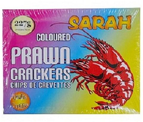 Sarah Prawn Crackers – Tasty Seafood Snacks 227G