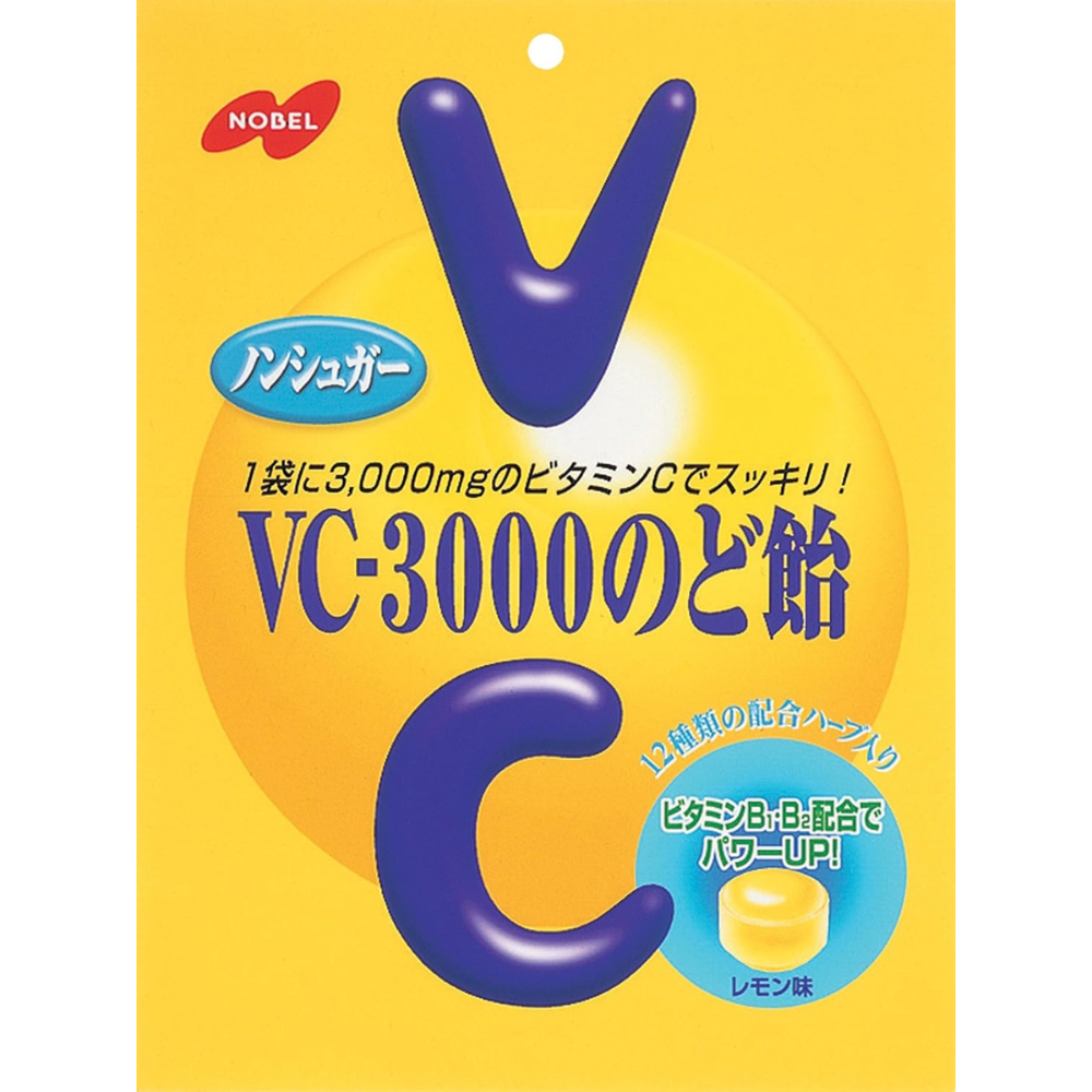 Nobel VC-3000 Vitamin C Throat Candy 90g – Made in JAPAN – Tokyo Sakura Mall