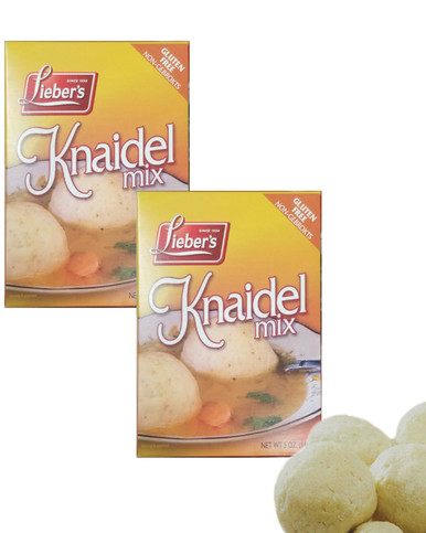Lieber’s Knaidel Mix, Gluten Free, Matzo Ball and Soup Mix, Kosher for Passover, 5 oz (Pack of 2)