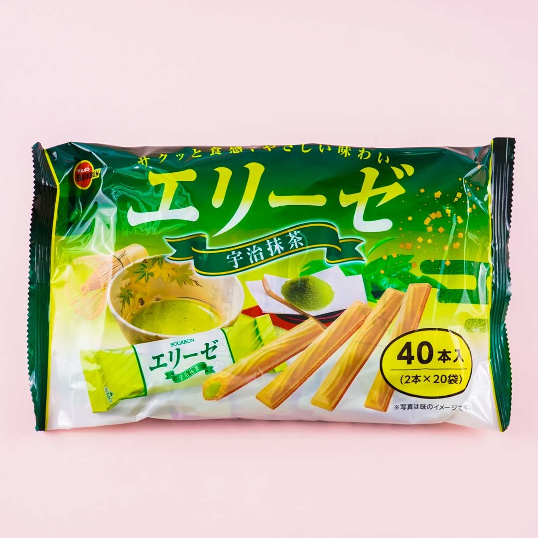 Bourbon Elise Wafer Sticks – Uji Matcha