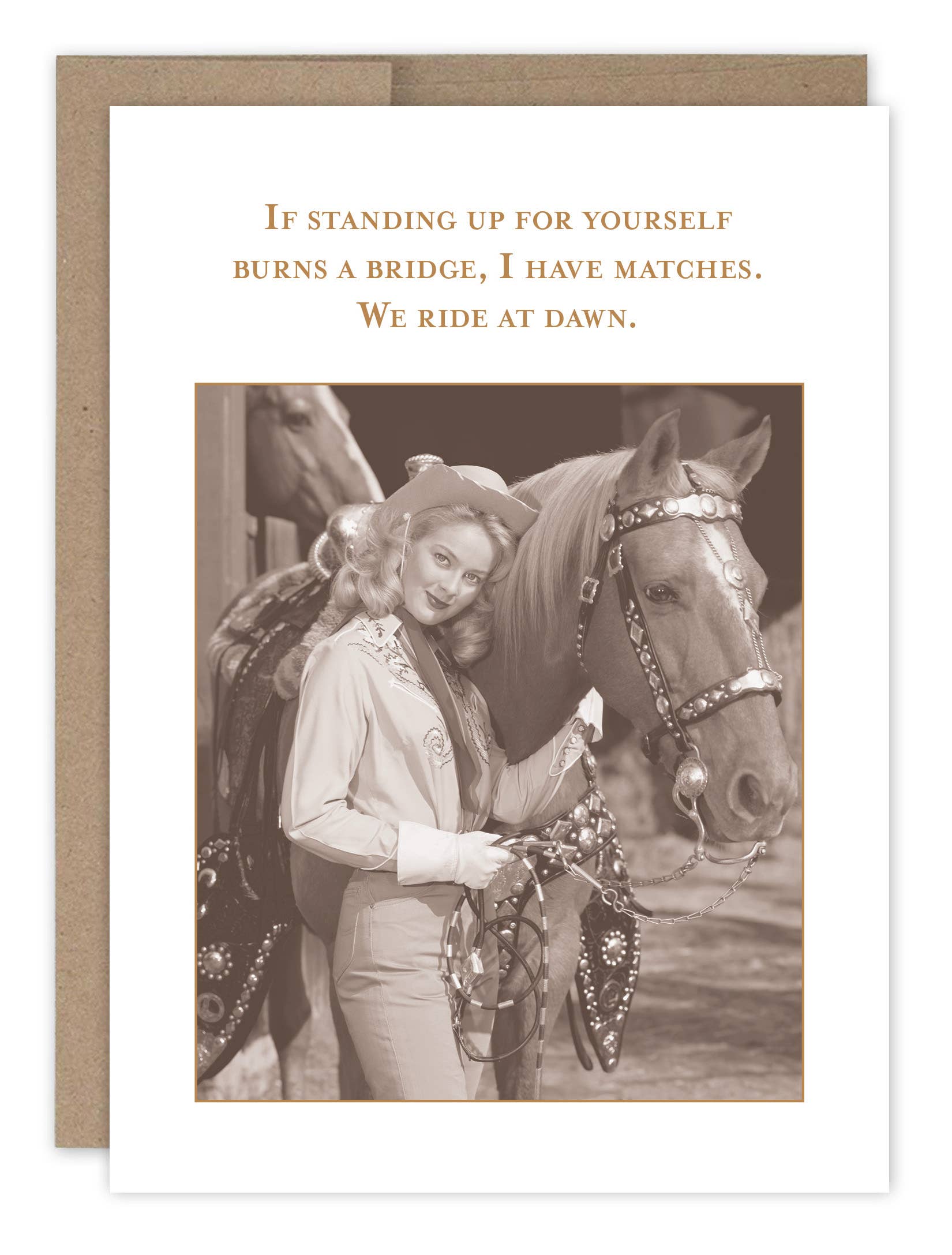 Shannon Martin Design – We Ride at Dawn Friendship Card