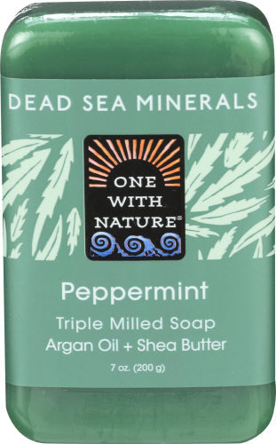 ONE WITH NATURE SOAP BAR PEPPERMINT 7 OZ – Pack of 1