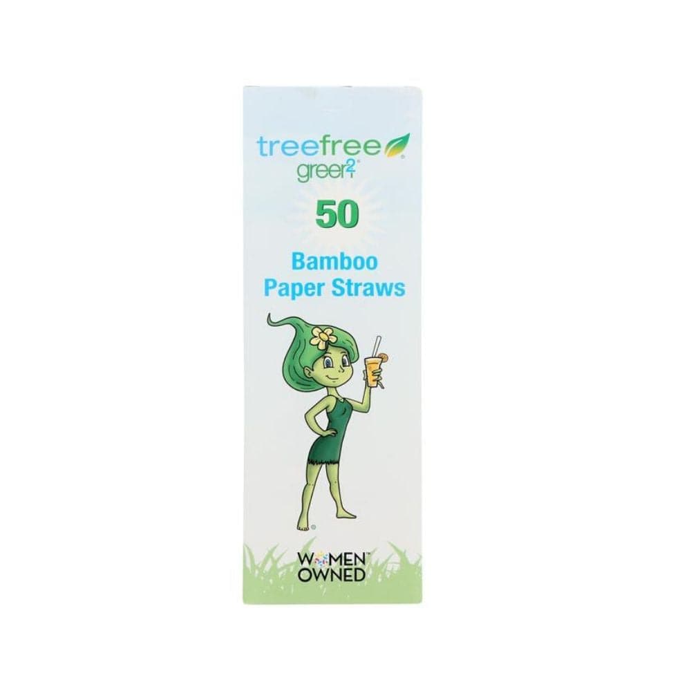 Green 2 – Bamboo Paper Straws, 50 Count