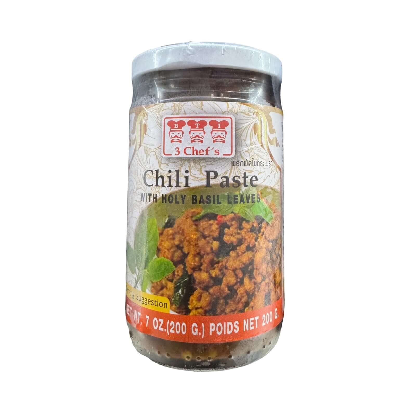 3 Chef’s Chili Paste with Holy Basil Leaves