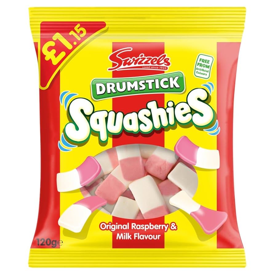 Squashues Drumstick – Original Raspberry & Milk Flavor