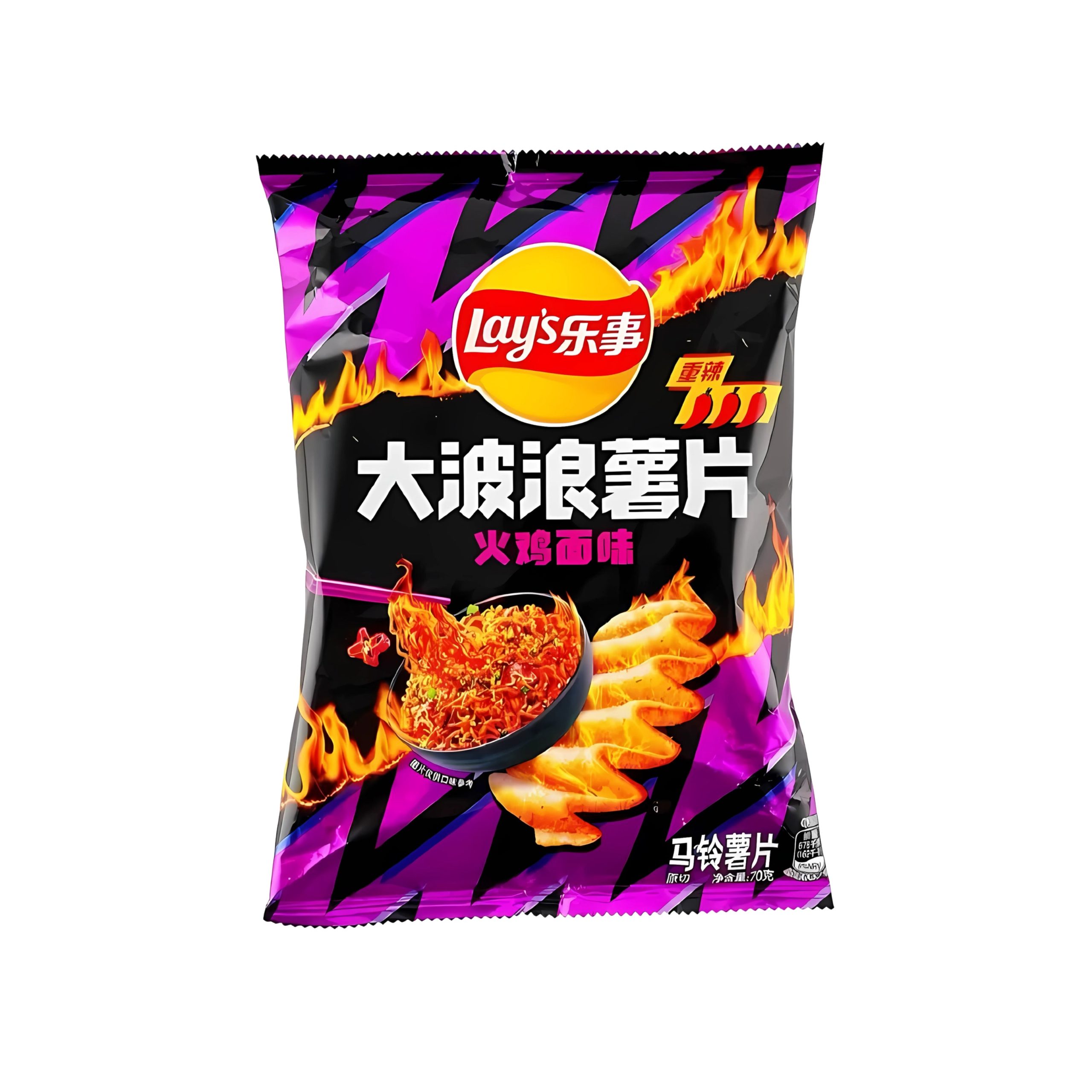 Lay’s Wavy Potato Chips Hot Ramen Flavor (China)