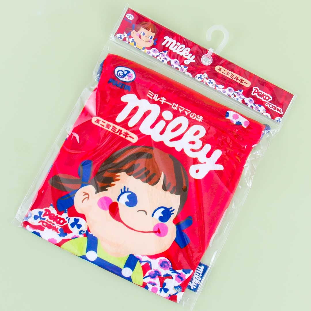 Milky Peko-Chan Drawstring Bag