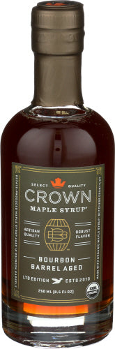 Crown Maple – Syrup Maple Bourban Barrel Aged, 8.5 Floz (Pack Of 8)