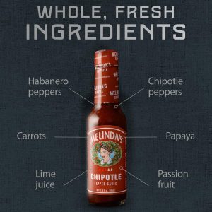 Hot Sauce Melinda’s Chipotle 5 oz Heat 6