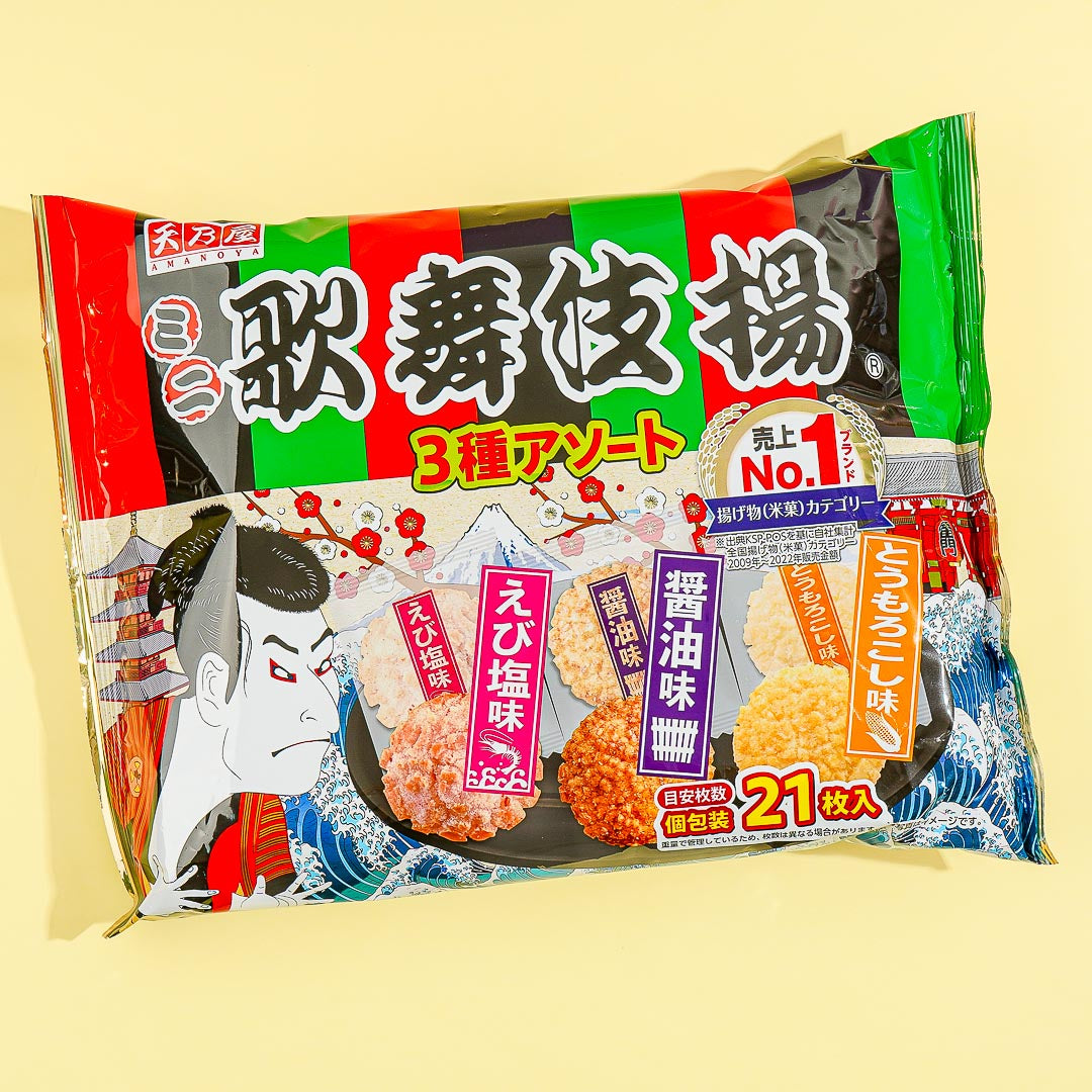 Amanoya Mini Kabukiage Rice Crackers Pack – Assorted