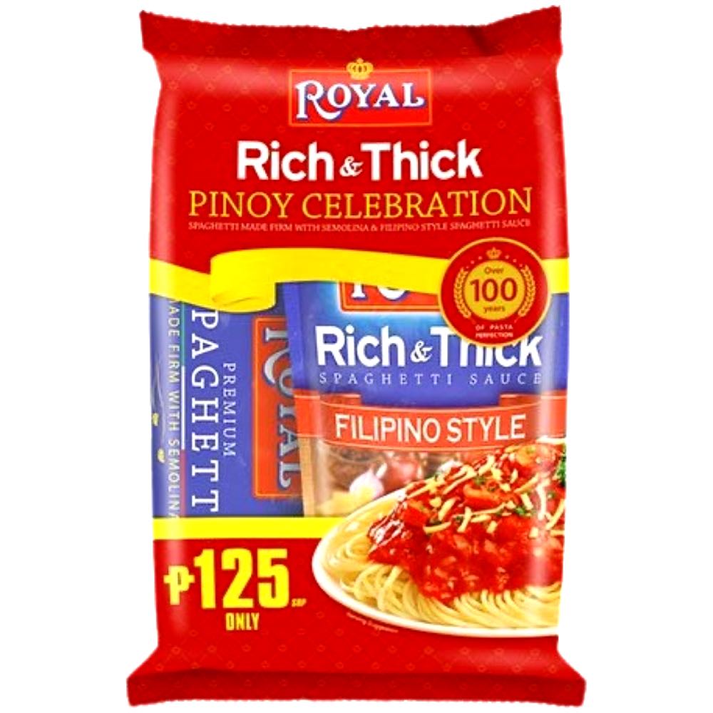 Royal – Rich & Thick – Pinoy Celebration – Combo – Spaghetti Noodles & Sauce – 1.9 KG