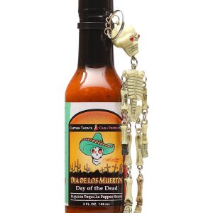 Hot Sauce Dia De Los Muertos Piquine Tequila Pepper Capt Thoms 5 oz He