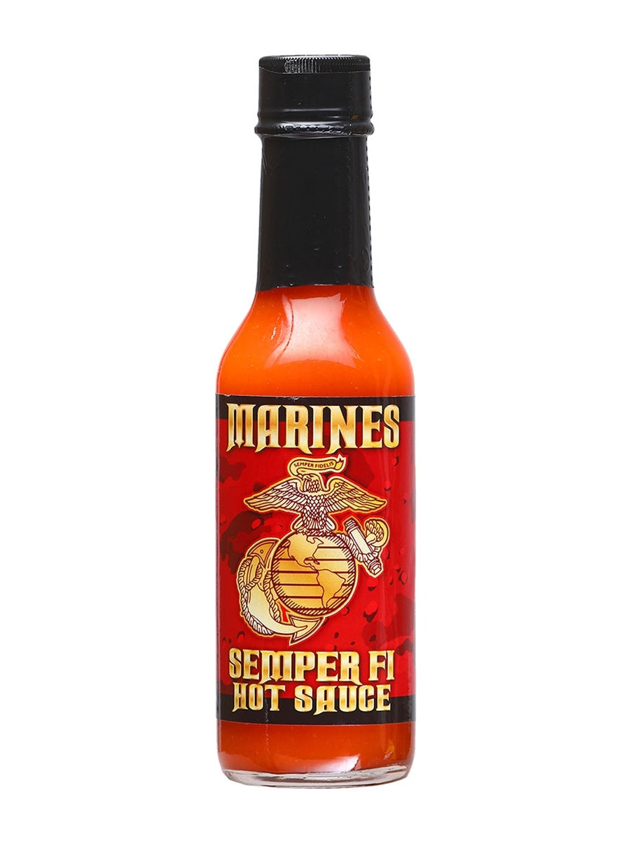 Hot Sauce Marines Semper Fi Habanero 5 oz Heat 7