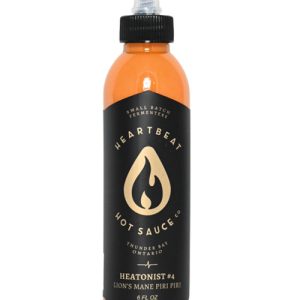 Heartbeat Lion’s Mane Piri Piri Hot Sauce, 6oz.