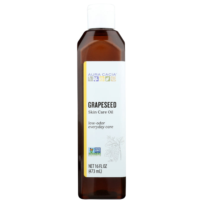 Aura Cacia – Skin Care Oil Grapeseed, 16 Oz (Pack of 1)