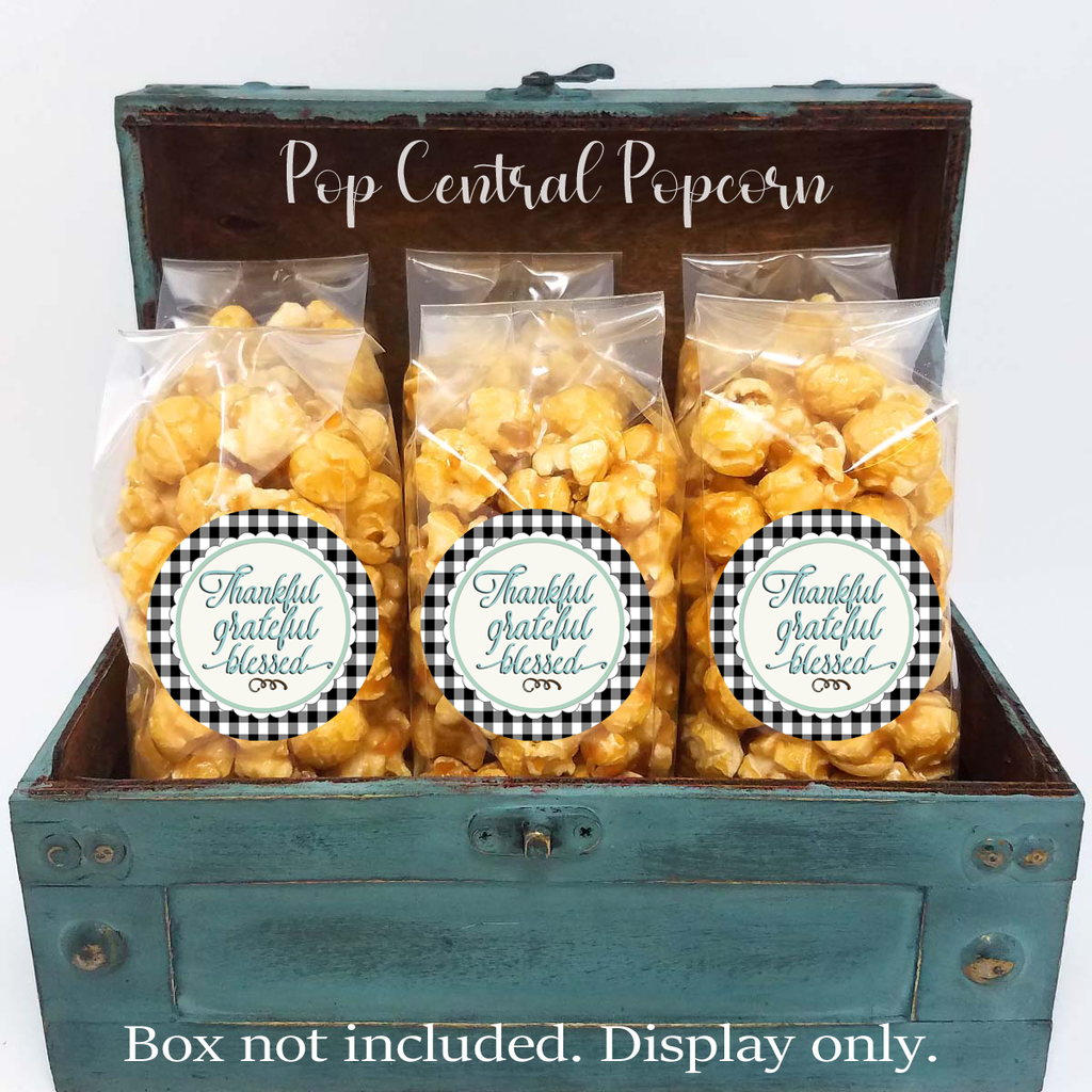 Buffalo Plaid – Thanksgiving Day Popcorn Bags