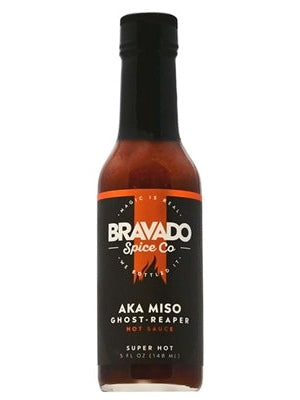 Hot Sauce Bravado AKA MISO Ghost Pepper 5 oz Heat 10
