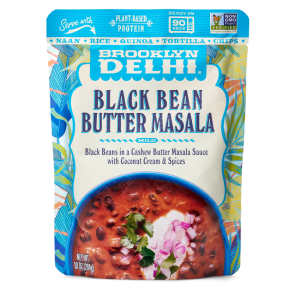 Brooklyn Delhi Black Bean Butter Masala Pouch – 6 pouches case